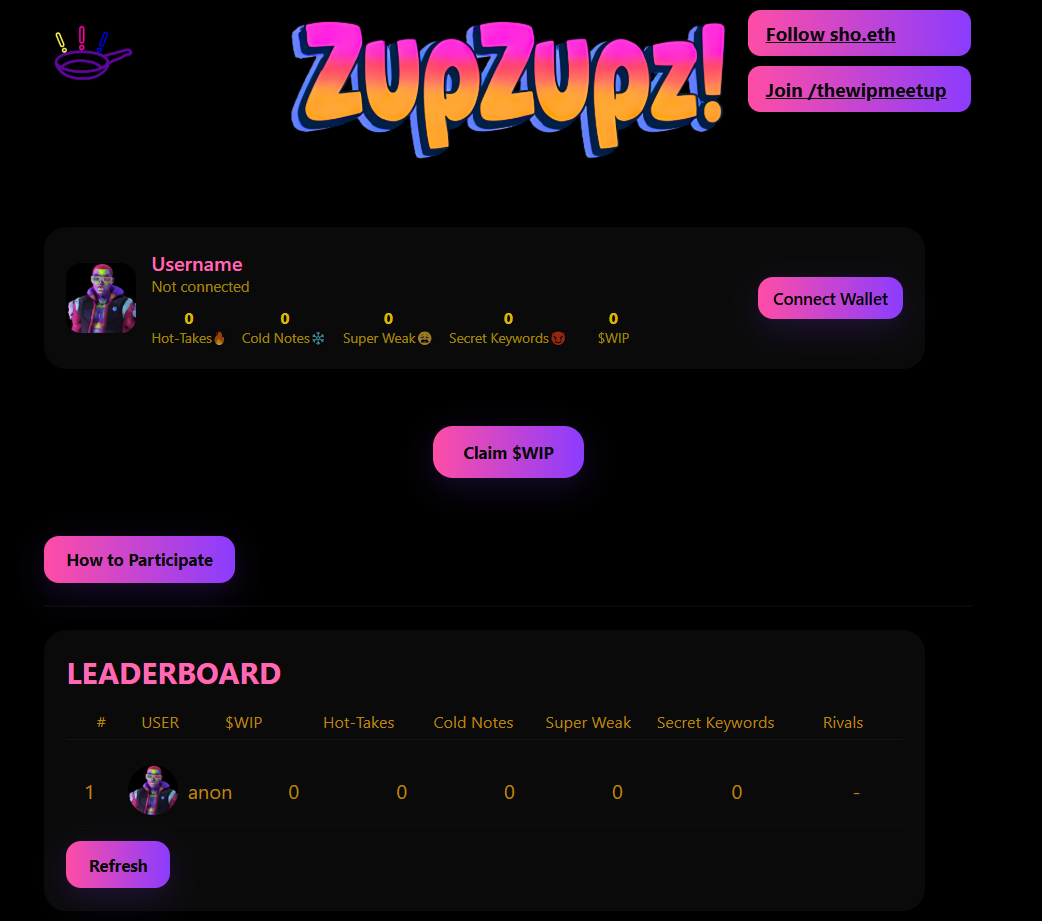 ZupZupz — Rewarded Replies - Farcaster Mini Apps screenshot
